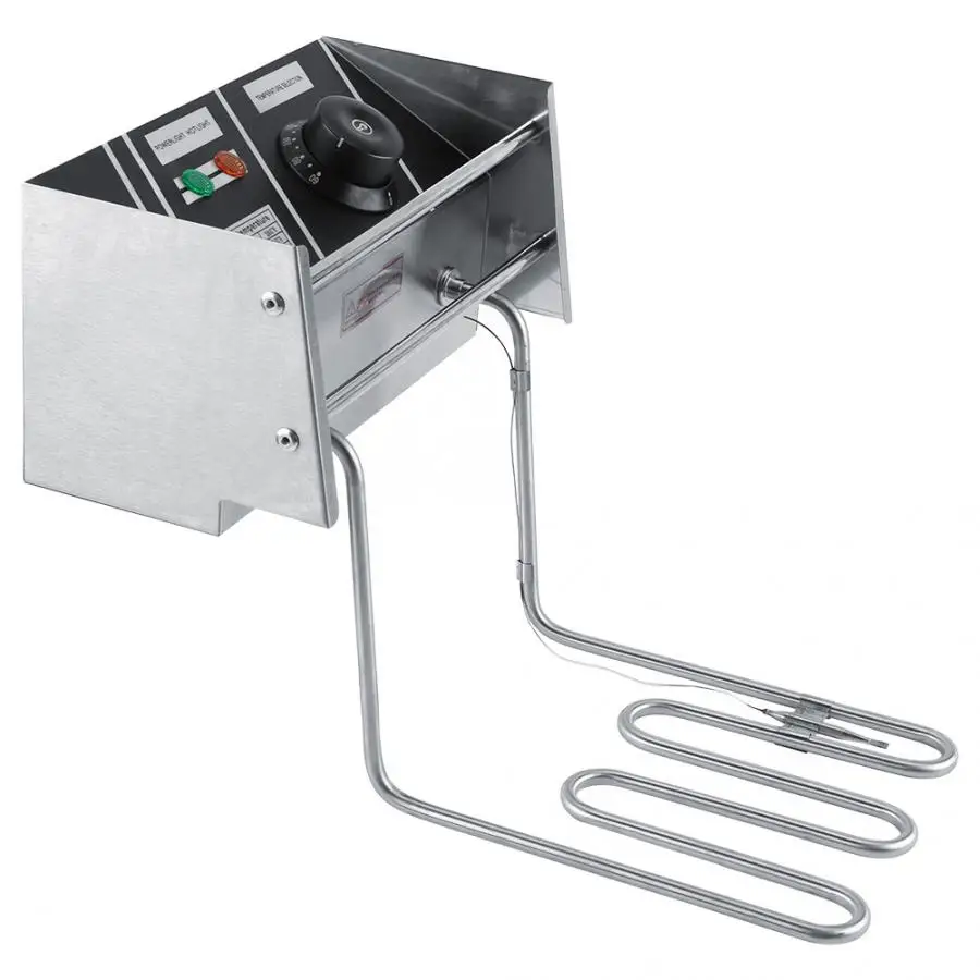 6 л Электрический Глубокий Fryer из нержавеющей стали с корзиной для коммерческого домашнего использования 220-240 в разъем AU