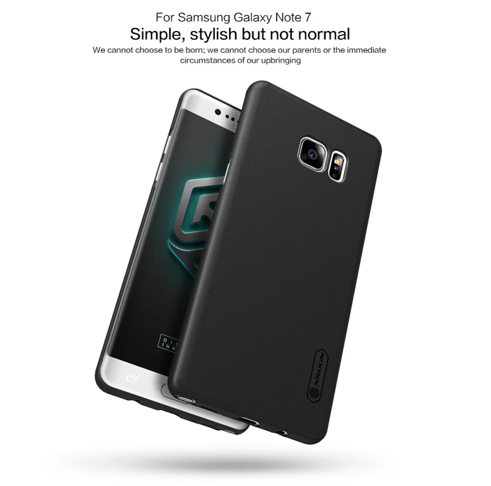 Для Samsung Galaxy Note 7 чехол Nillkin черный Жесткий матовый для FE Fan Edition защитный телефона |