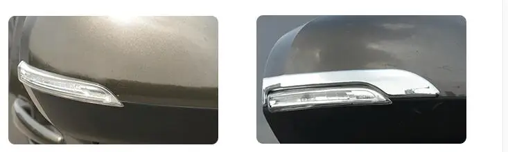 2 шт. хромированные накладки на боковые двери Зеркала заднего вида для Peugeot 3008 2013