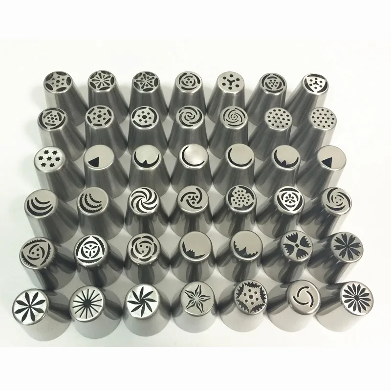 42 шт./компл. насадки из нержавеющей стали для украшения торта|decorating tools for cakes|decorative