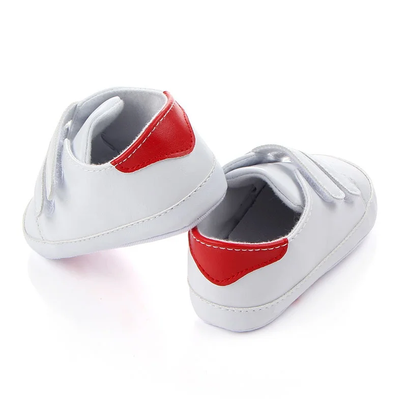 

Toddler Newborn Shoes Baby Infant Kids Boy Girl Soft Sole PU Leather Canvas Sneaker 0-18Months