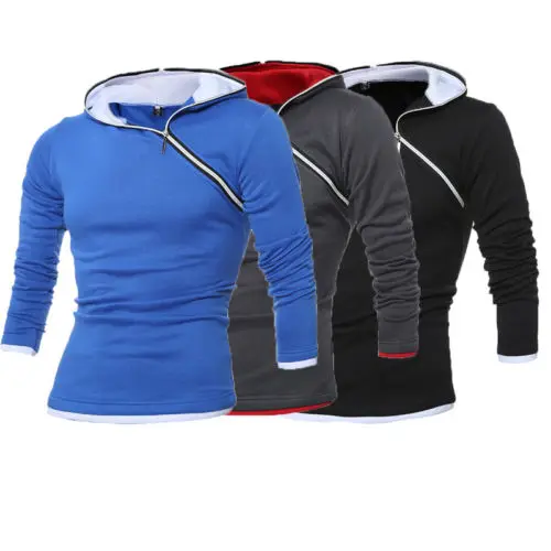 2018 New Autumn Winter Mens Long Sleeve Hoodie Fleeces Fashion Casual | Мужская одежда