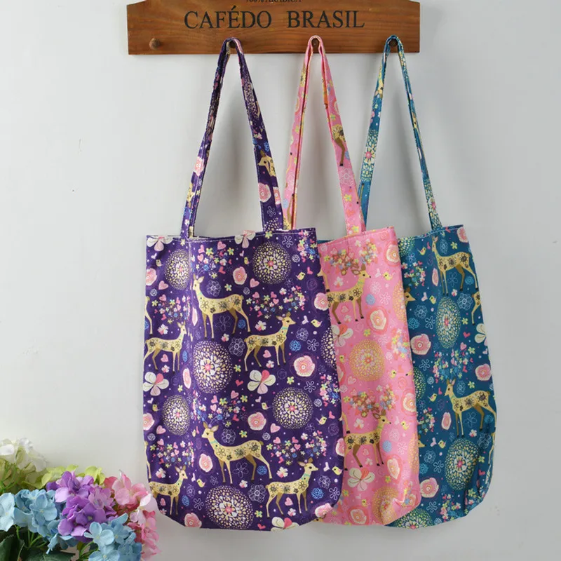 YILE 2 слоя с хлопковой подкладкой из хлопка и льна сумка тоут для покупок через