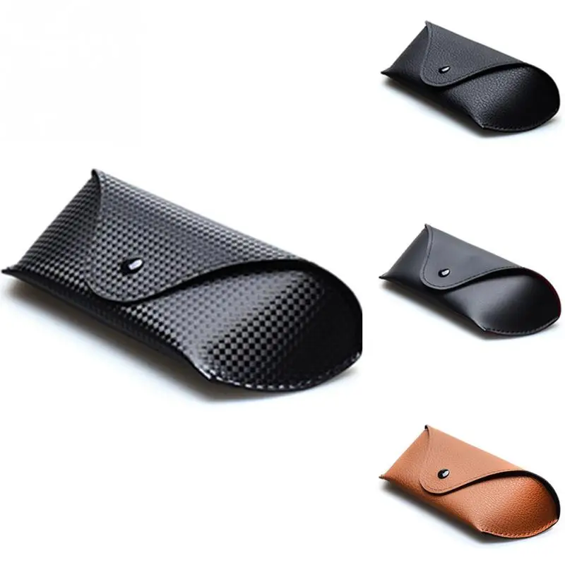 1 шт. Складной Дизайн Мягкий футляр для очков Портативный Магнитный кожаный чехол