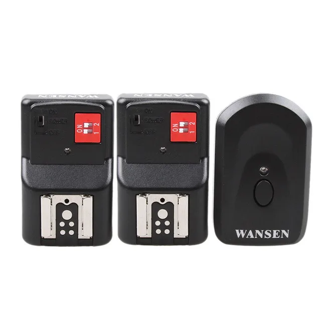 WS PT-04GY 4 Каналы Беспроводной пульт дистанционного управления Speedlite Flash Universal вспышки триггера передатчик и приемники для цифровой зеркальной камеры Canon Nikon Pentax Olympus - Цвет: Розовый