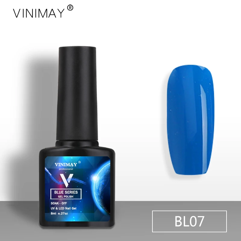 Vinimay джинсы синий светодиод Гель лак для ногтей soak от УФ Vernis полу постоянный