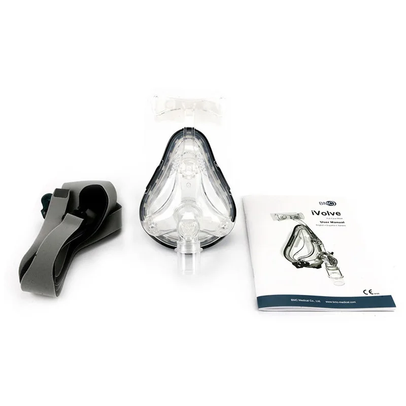 Полная лицевая носовая маска с головным убором для CPAP BiPAP сна и храпа респиратор использовать для вентилятора
