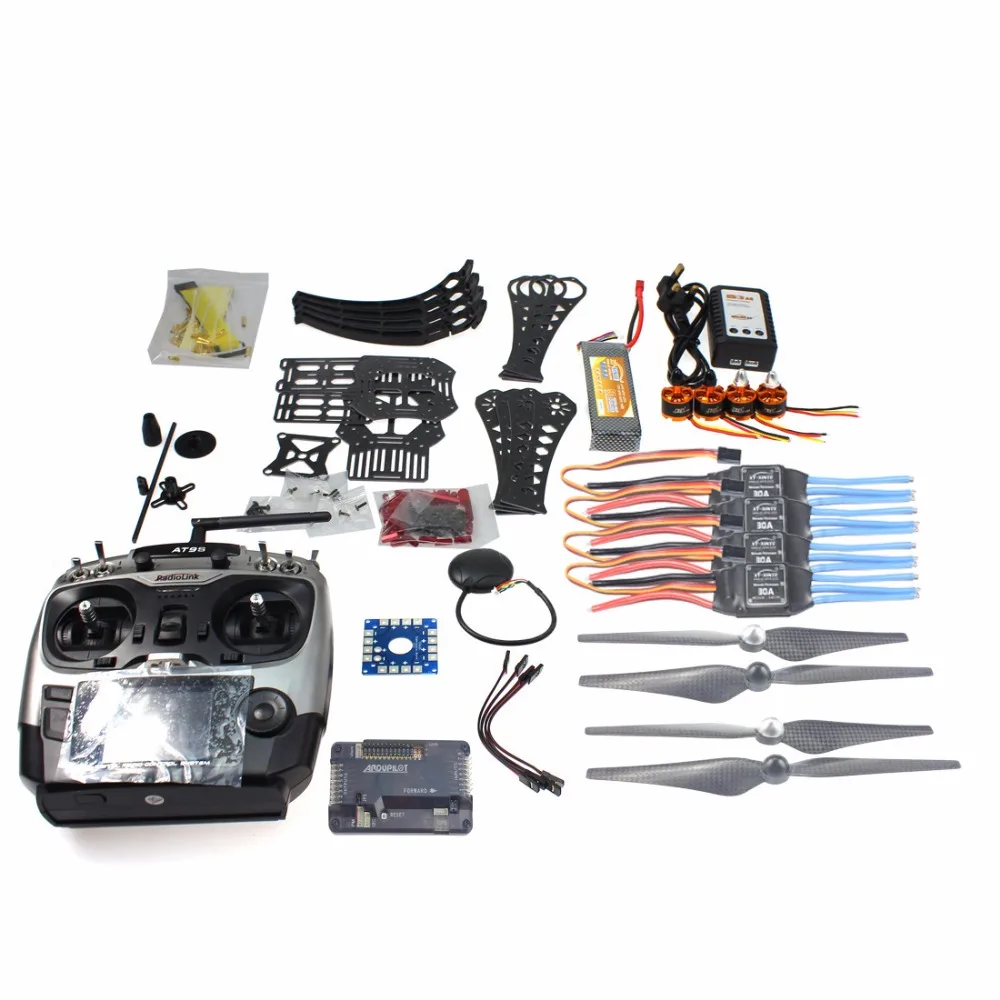 DIY RC дрон квадрокоптер RTF X4M360L рамка комплект с GPS APM 2 8 AT9S передатчик TX RX F14892 C|rtf gps|kit