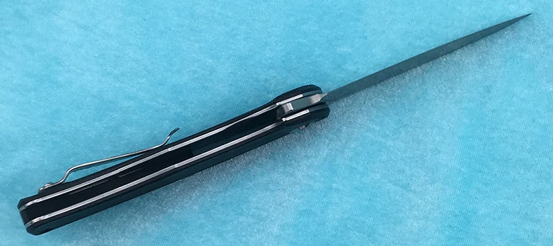 Складной нож LEMIFSHE JK3215G10 поворотный титановый Клинок с ручкой из метеорита для