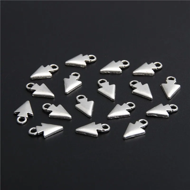 20pcs Retro Silver Color Zinc Alloy Triangle Charms Pendants For DIY Jewelry Bracelet Accessories A2769 | Украшения и аксессуары