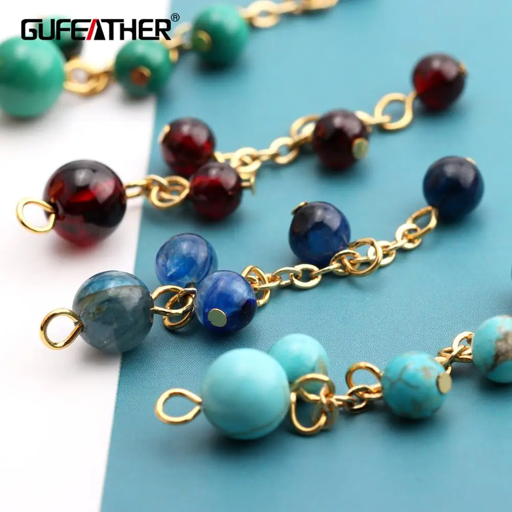 GUFEATHER M382 аксессуары для ювелирных изделий цепочка из бисера diy ювелирные изделия