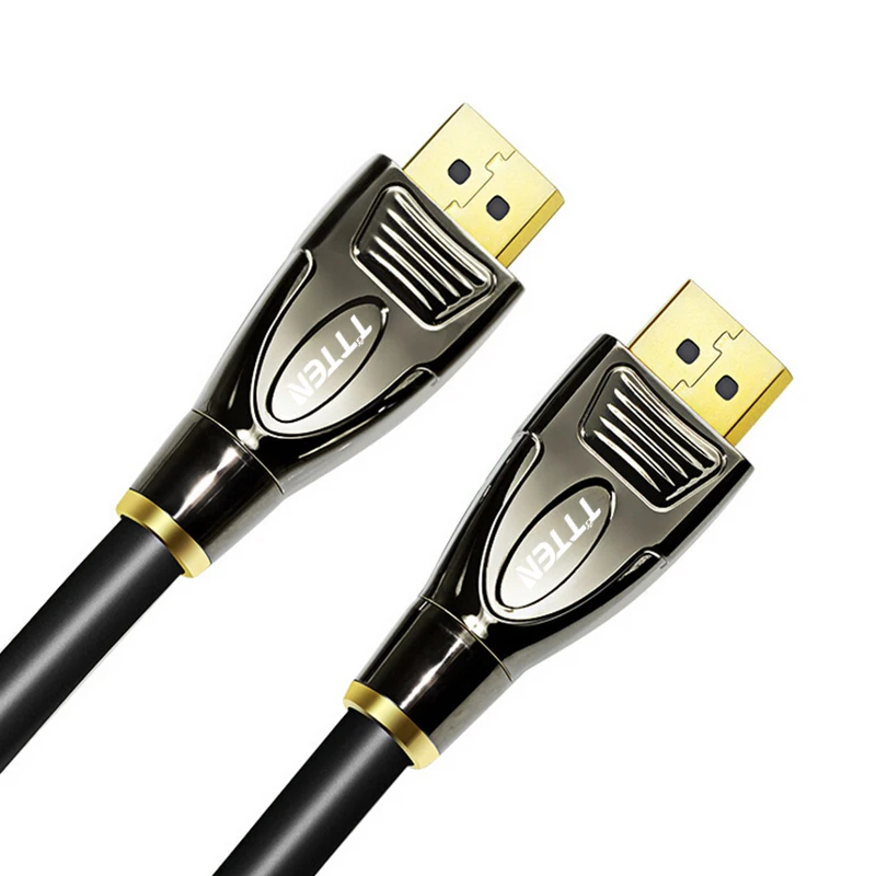 TTTEN display port DP Male To кабель позолоченный 4K 1 2 м 3 5 для монитора ПК проектор ноутбука
