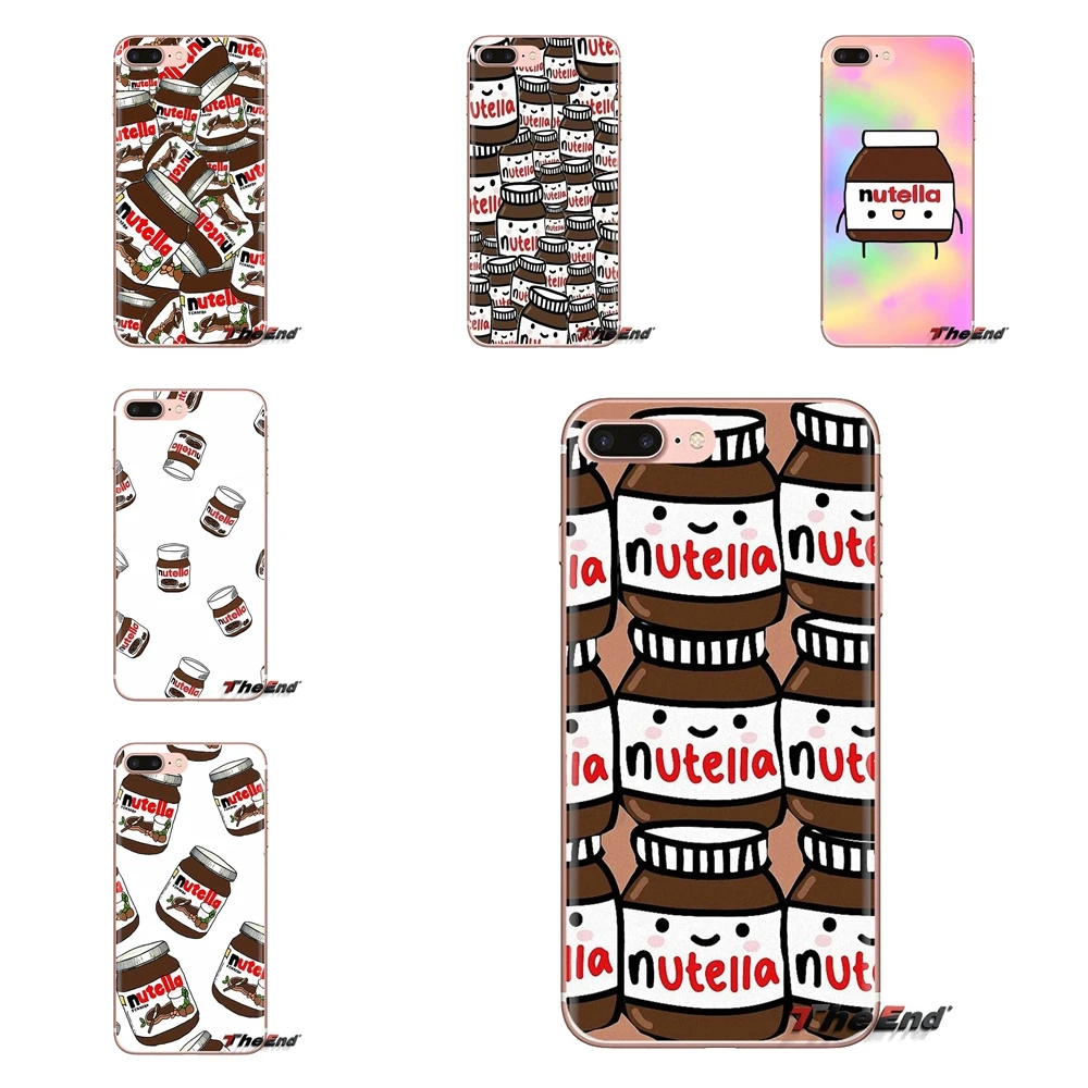 Cute Tumblr Nutella Design For LG Spirit Motorola Moto X4 E4 E5 G5 G5S G6 Z Z2 Z3 G2 G3 C Play Plus Mini Silicone Phone Bag Case |