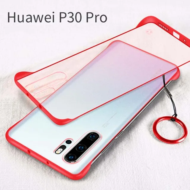 Ikrsses чехол для huawei P30 Pro защита подушки безопасности Бампер четыре угла анти-падение половина пакет чехол для huawei P20 Pro P30 крышка Капа - Цвет: Red