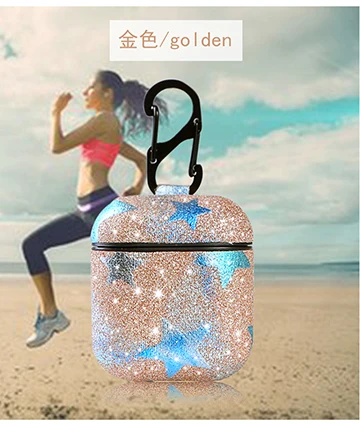 Gold Чехол для Airpods, защитный чехол s Для Air Pods, чехол для Apple Airpod, чехлы Erpods Irpods, Прямая поставка - Цвет: Gold