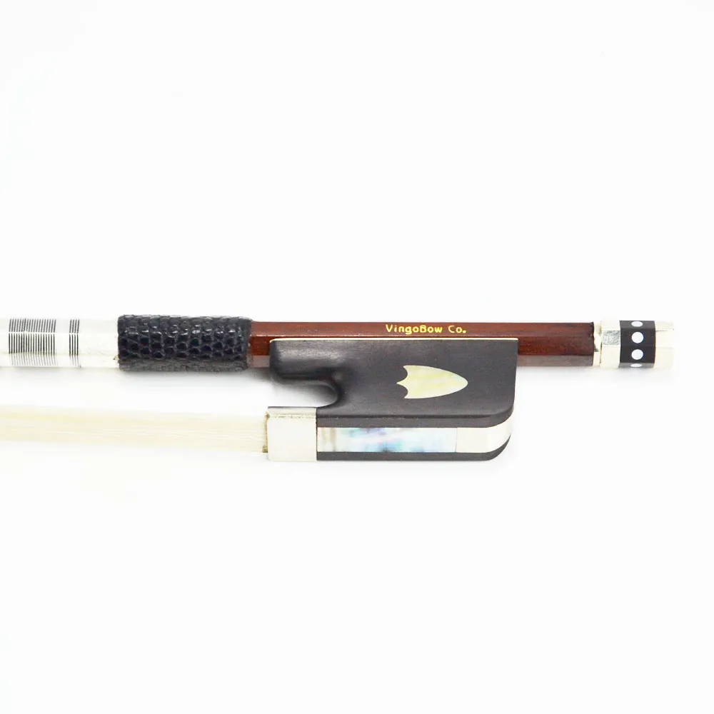 Бесплатная доставка 3/4 размера Pernambuco CELLO бант высокое качество эбеновая лягушка с