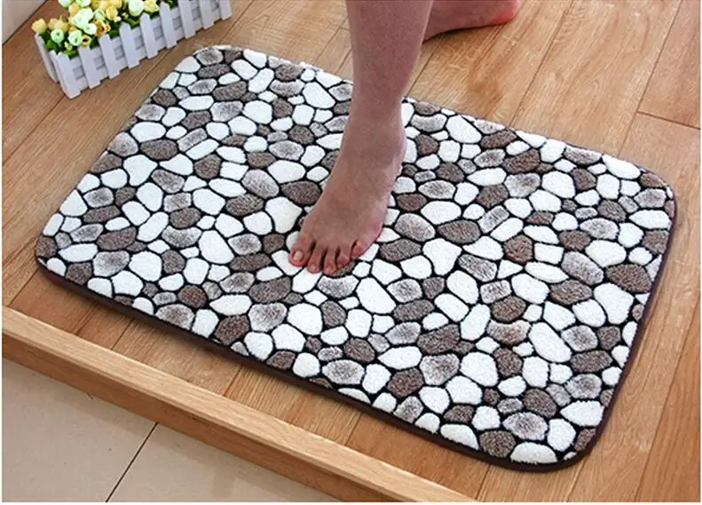

Nice Rug 2Pcs/Set Welcome Floor Mats Bathroom Kitchen Carpet House Doormats For Living Room Anti-Slip Rug