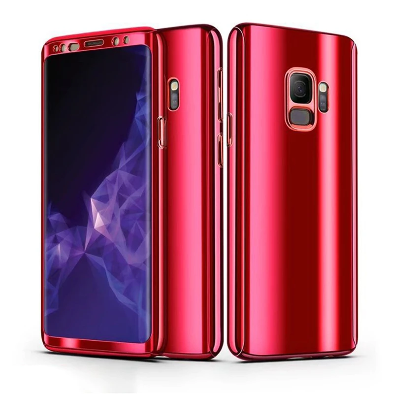 Для samsung Galaxy S7 8 910 плюс 360 зеркало металлизированный чехол для телефона край S10 Lite