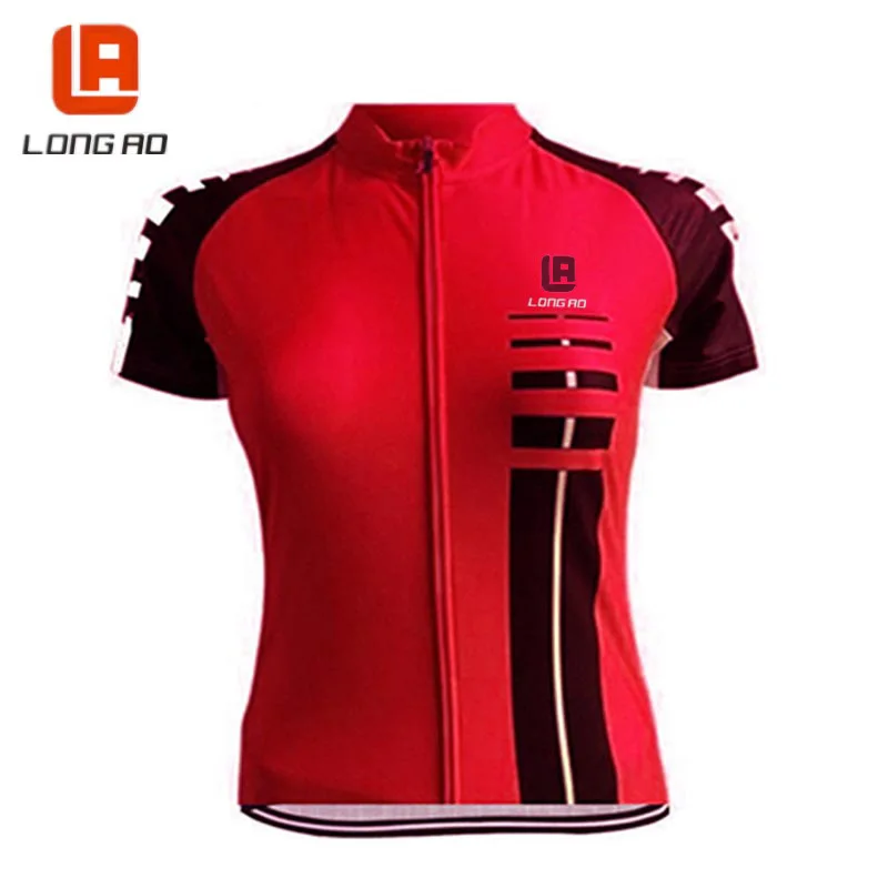 Веломайка LONG AO мужская с коротким рукавом одежда для езды на