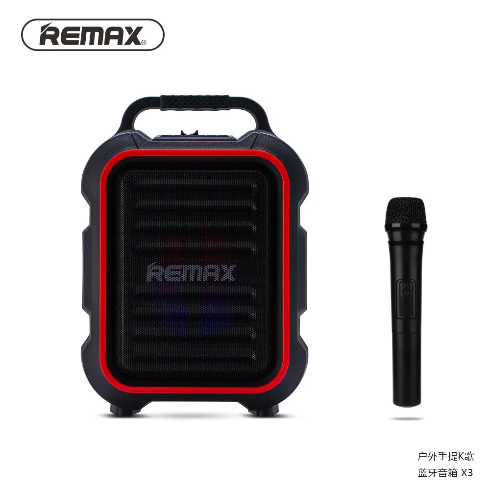 

REMAX outdoor speakers bluetooth Wireless Party with microphone RB-X3