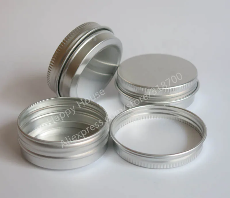 30 x 30G Aluminum Jar 1 oz Metal Cosmetic Packaging Container30 g Candle Cream Can Container | Красота и здоровье