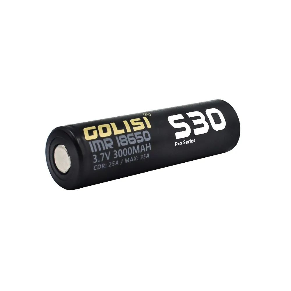 Golisi 2 шт. S30 IMR 18650 3000 мАч макс. 35A E-CIG перезаряжаемая батарея для вейпа с Nitecore Новое I2