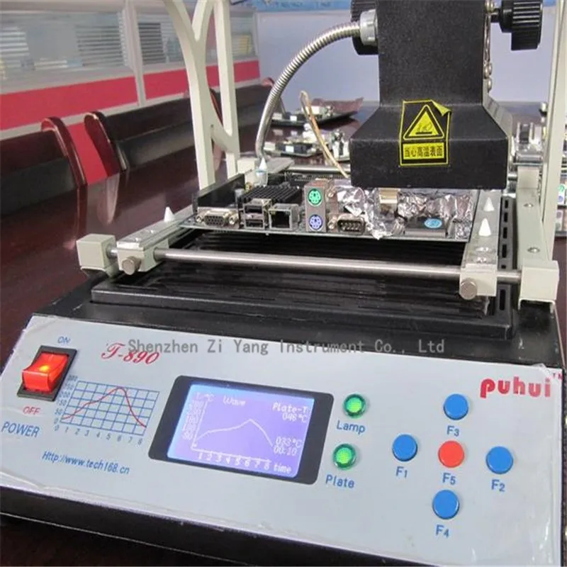 Двойной цифровой инфракрасный сварочный аппарат PUHUI BGA T890 IRDA IFR SMD SMT 1500 Вт восемь