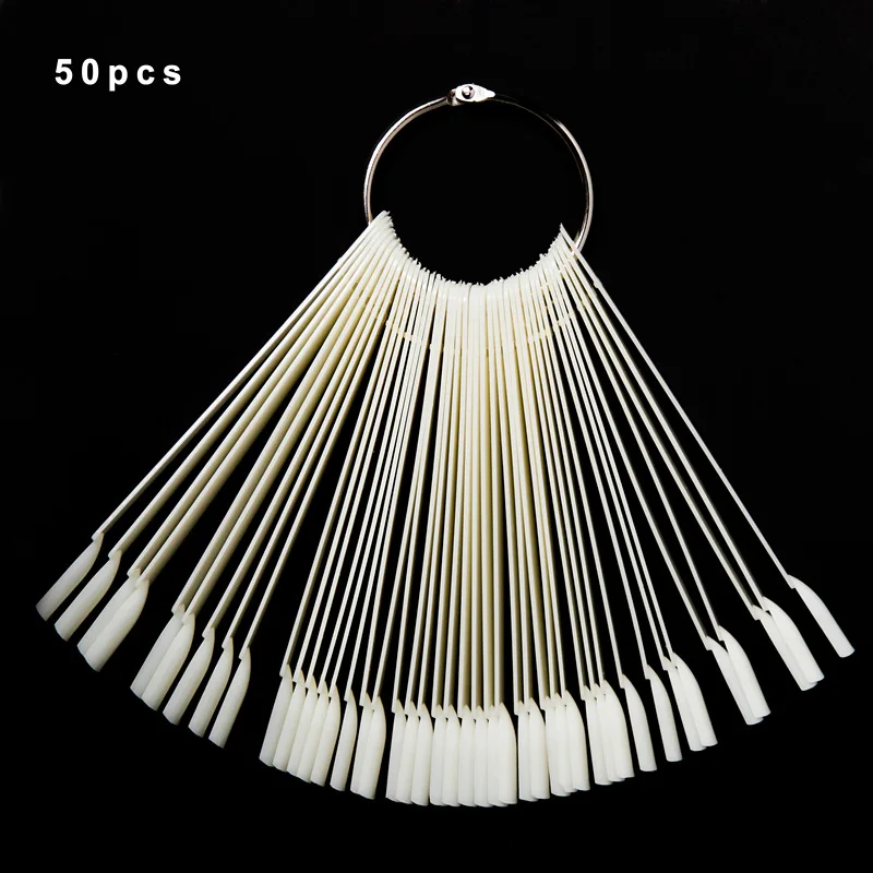 N5072-01 ROSALIND, накладные ногти, цветные, прозрачные, белые, для практики, гель лак, инструменты, пряжка, кольцо, маникюрные наконечники для ногтей DIY, 9 узоров - Цвет: N5072-01