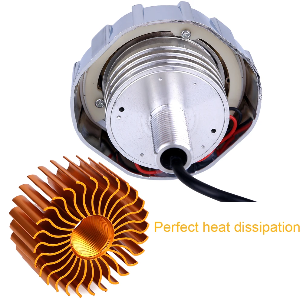 Фара мотоциклетная круглая ангельские глазки 30 вт 8000 к|motorcycle headlight|angel eye motorcycle