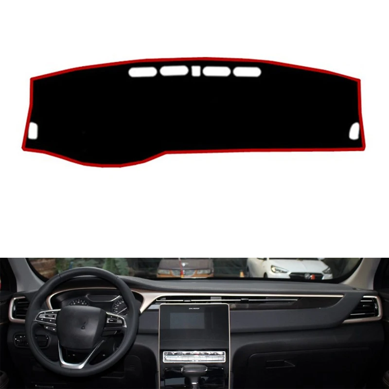 

Для GAC Trumpchi GS5 2019, чехлы на приборную панель автомобиля с правым и левым рулем, коврик, подушка, коврики, аксессуары