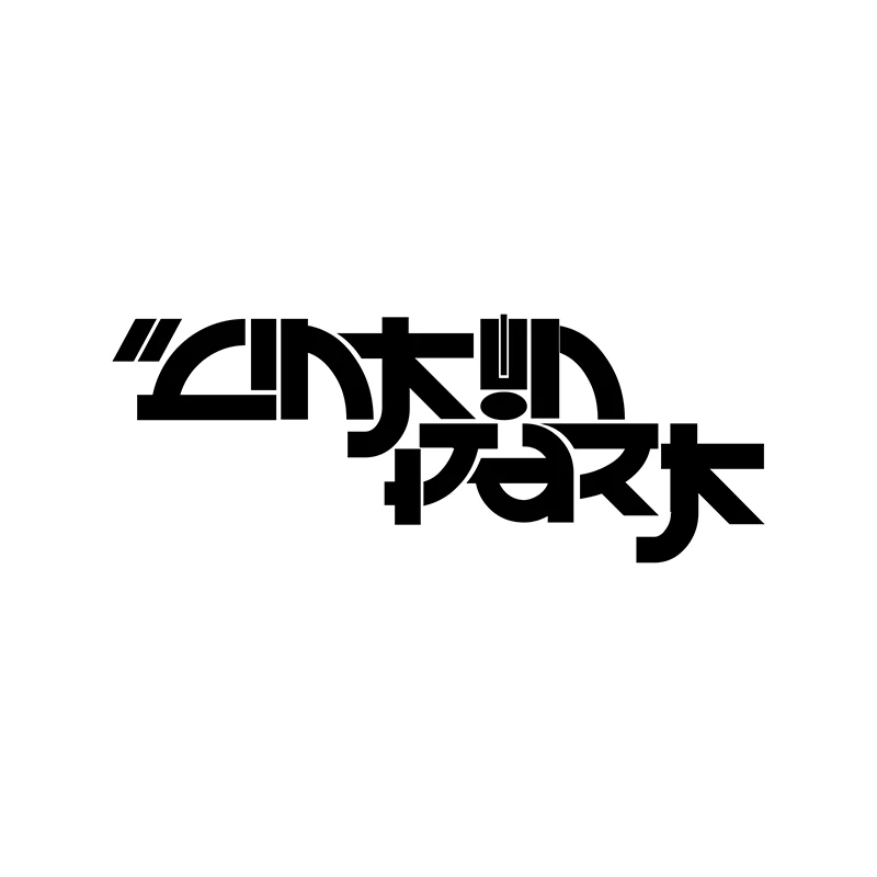 Синий Linkin park Водонепроницаемая наклейка для ноутбука, пленка для мебели, наклейки для автомобиля, наклейки для мотоцикла - Цвет: Синий