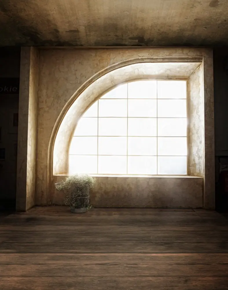 

5x7ft Wooden Floor Window Photography Backdrops Photo Props Studio Background