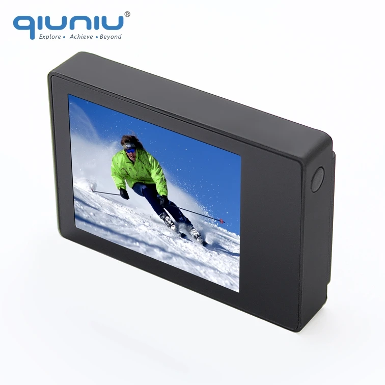 QIUNIU For Bacpac LCD Display Screen External with Backdoor Case Cover for GoPro Hero 3 Camera Go Pro Accessories | Электроника