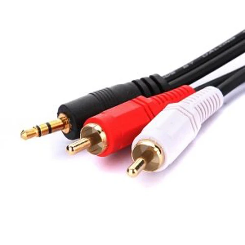 3 м 5 мм штекер 2 x RCA двойной золотой аудио стерео динамик|3.5mm male|2 rca2 rca male |
