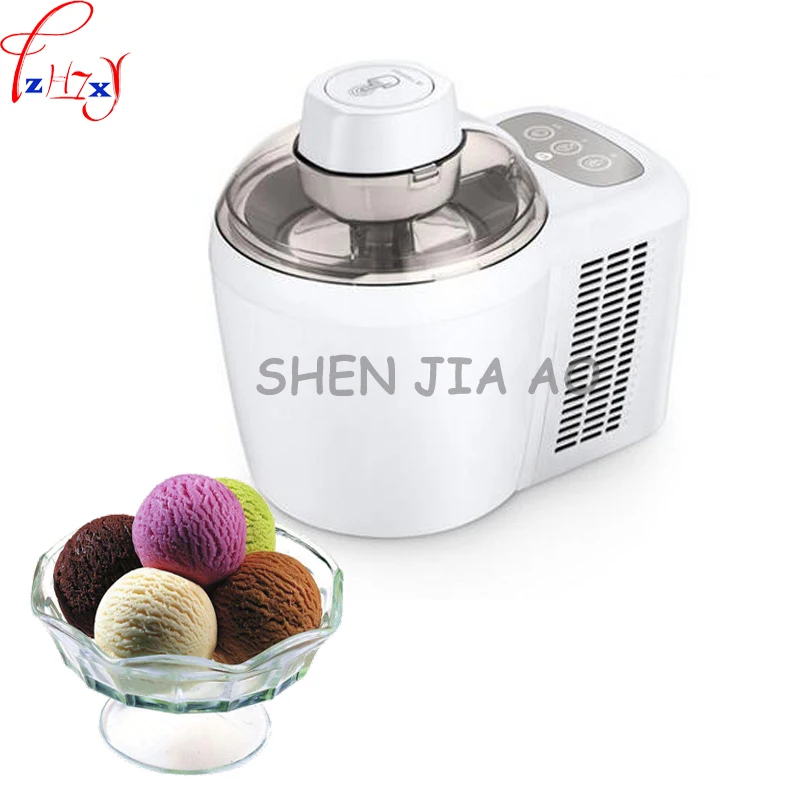 

1pc 220V 90W Home mini fruit ice cream machine automatic soft / hard ice cream machine children diy ice cream machine
