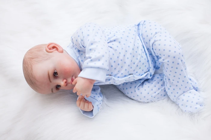 50 см Мягкая силиконовая Кукла Reborn игрушка для новорожденного мальчика кукла