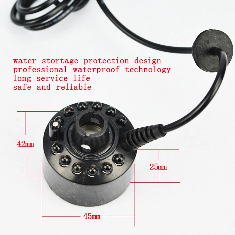 Высококачественный ультразвуковой распылитель с 12 лампочками 24 в|humidifier fan|humidifier