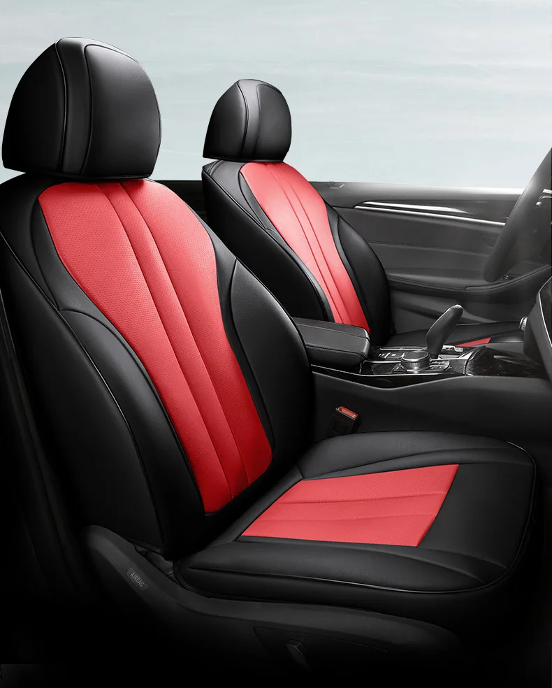 BLACK RED Пользовательские автомобильные сиденья для peugeot 307 CC 407 206 207 3008 2008 301 206 CC 308 SW 607 4008 5008 307SW 508 308 408 автомобильные принадлежности - Название цвета: BLACK RED