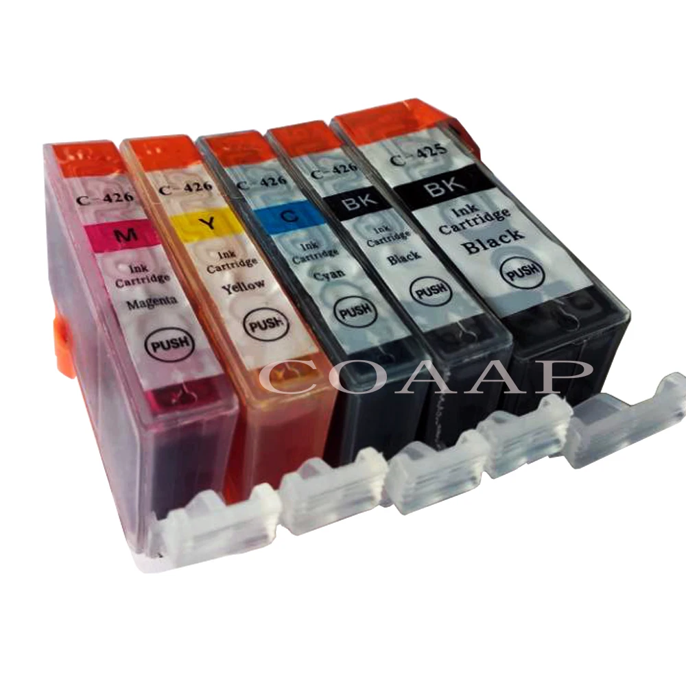 

Set Compatible ink Cartridge For Canon PGI 425 CLI 426 PIXMA IP4840 IP4940 IX6540 MG5140 MG5240 MG5340 MX714 MX884 MX894 Printer