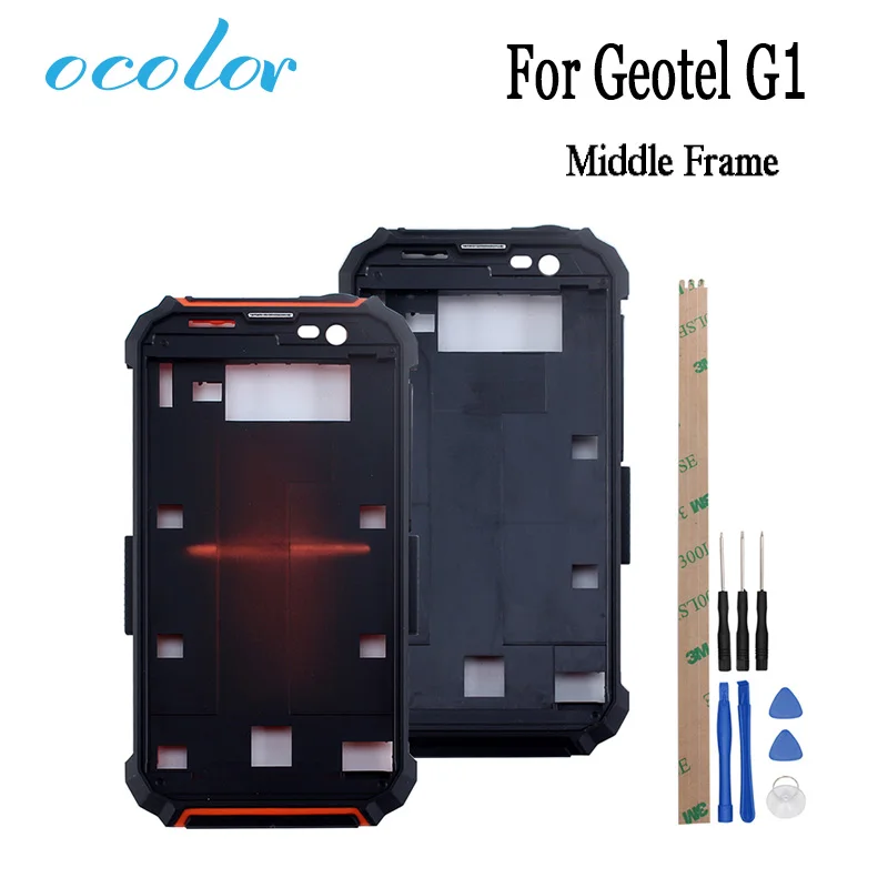 Ocolor для Geotel G1 Mid Frame высококачественные Телефонные Корпуса Plate screen поддерживающая