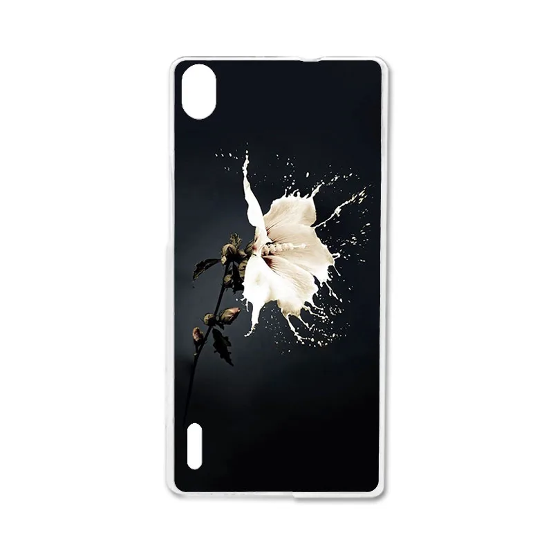 C216 Ojeleye DIY узорный силиконовый чехол для huawei Ascend P7 Чехол Мягкий ТПУ чехол на телефон с изображениями героев мультфильмов для huawei P7 Чехлы противоударный чехол - Цвет: C216