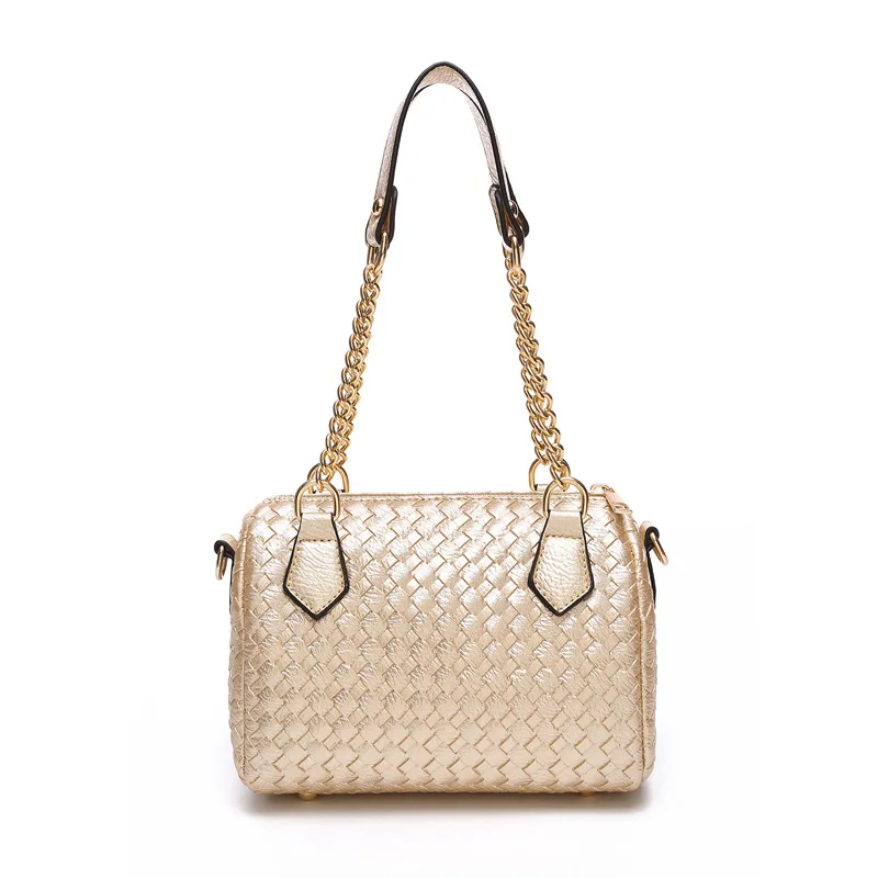 2017 тканый Crossbody Сумка Женская Высокое качество искусственная кожа плетение
