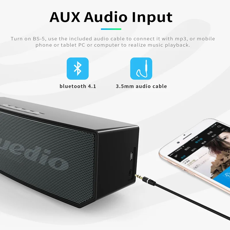 Bluedio BS 5 (Camel) Мини Bluetooth динамик беспроводной портативный s звуковая система