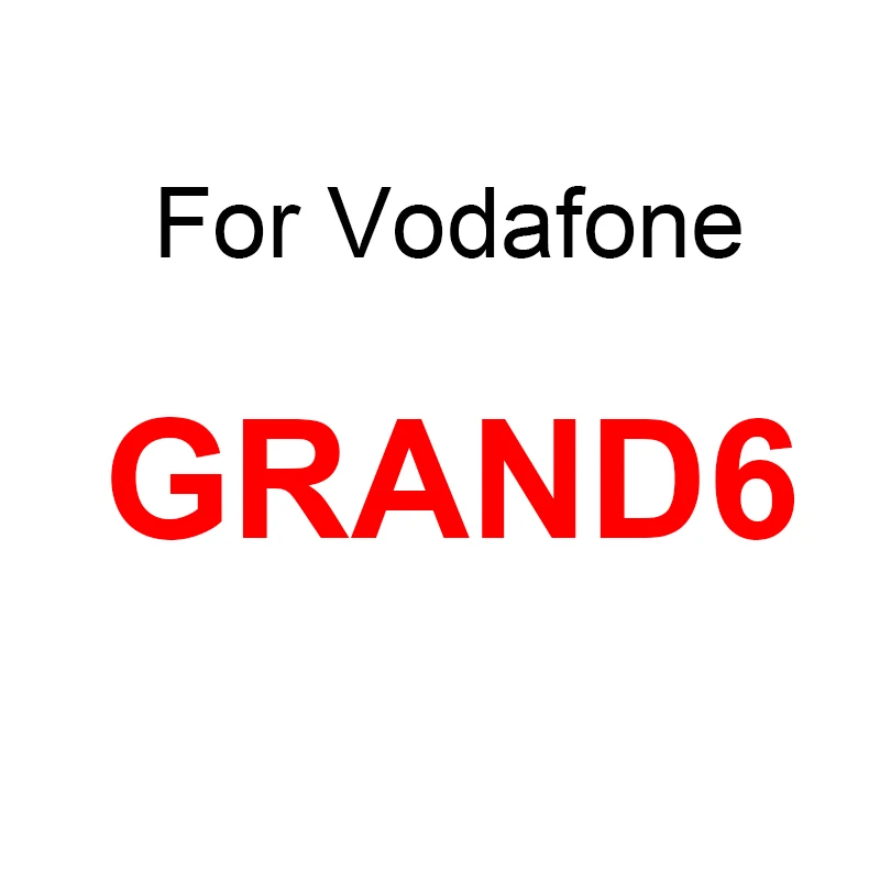 Закаленное Стекло для Vodafone Smart V8 N8 E8 N9 lite C9 Power3L ultra7 6 TURBO7 во-первых защитный экран, прозрачный Стекло защитная пленка - Цвет: GRAND6