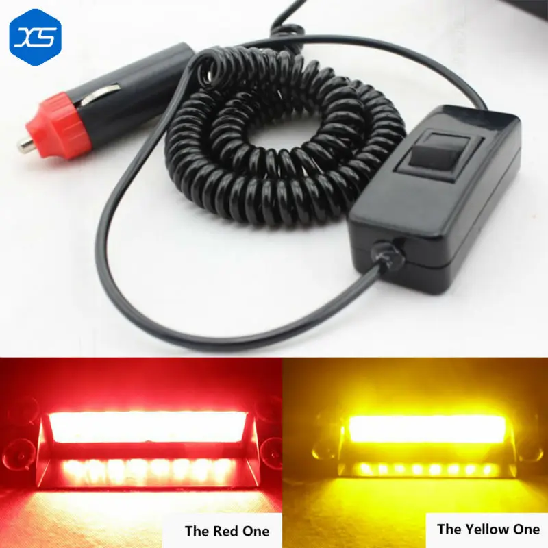 8LED 8W 12V аварийный автомобиль присоска предупреждающий свет стробоскоп вспышка