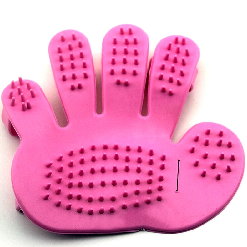 Щетка для ухода за собакой Массажная щетка кошек ванны пальцев расческа чистки