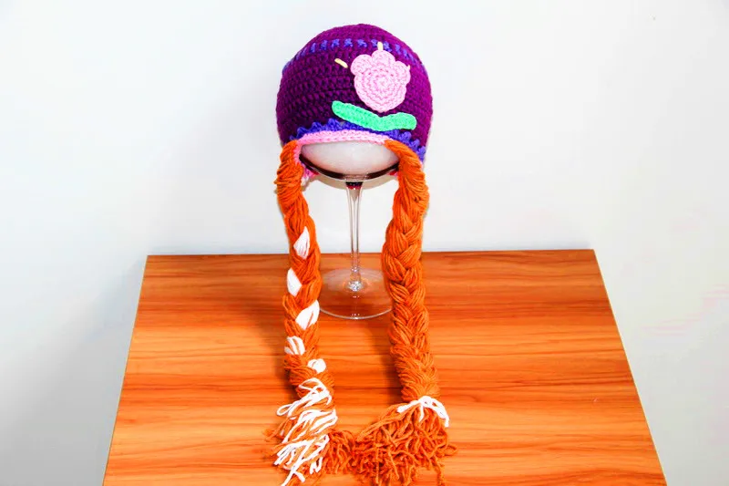 free shipping Queen hat girls children's handmade crochet caps Children 's Princess Girl 100% cotton | Детская одежда и