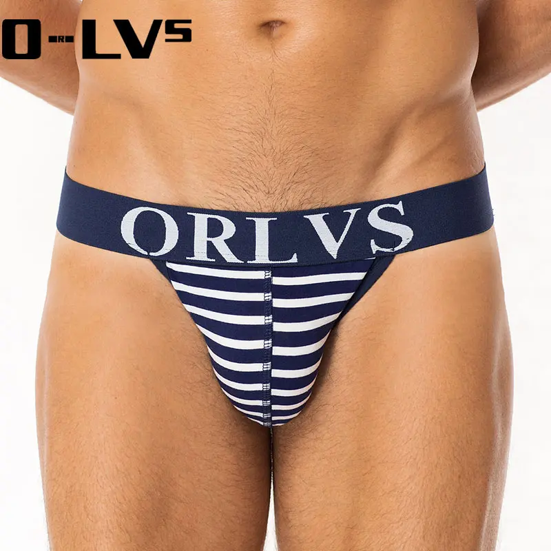 ORLVS бренд Мужские трусы сексуальные хлопковая &quotРакушка&quot Трусики Cueca Gay Нижнее