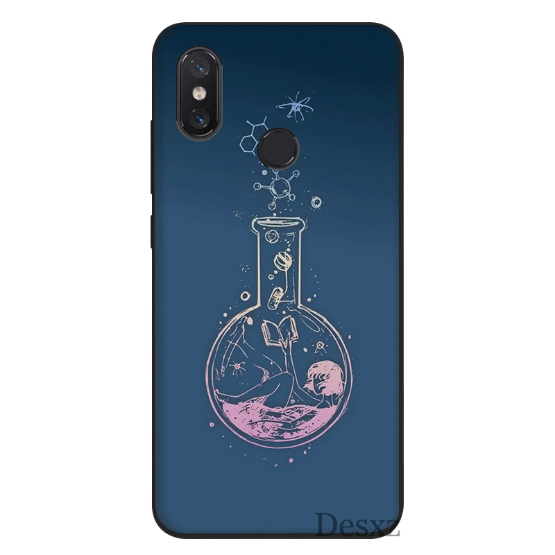 Чехол для мобильного телефона Xiaomi MiMAX3 6 8 9 10 SE A1 2 3 9T CC9 E Pro LiteSilicone Cover Биология и