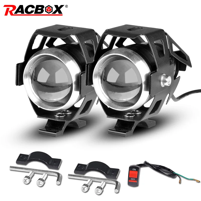 Светодиодсветильник фары для мотоциклов RACBOX U5 12/24 в 3000 лм 2 шт. |